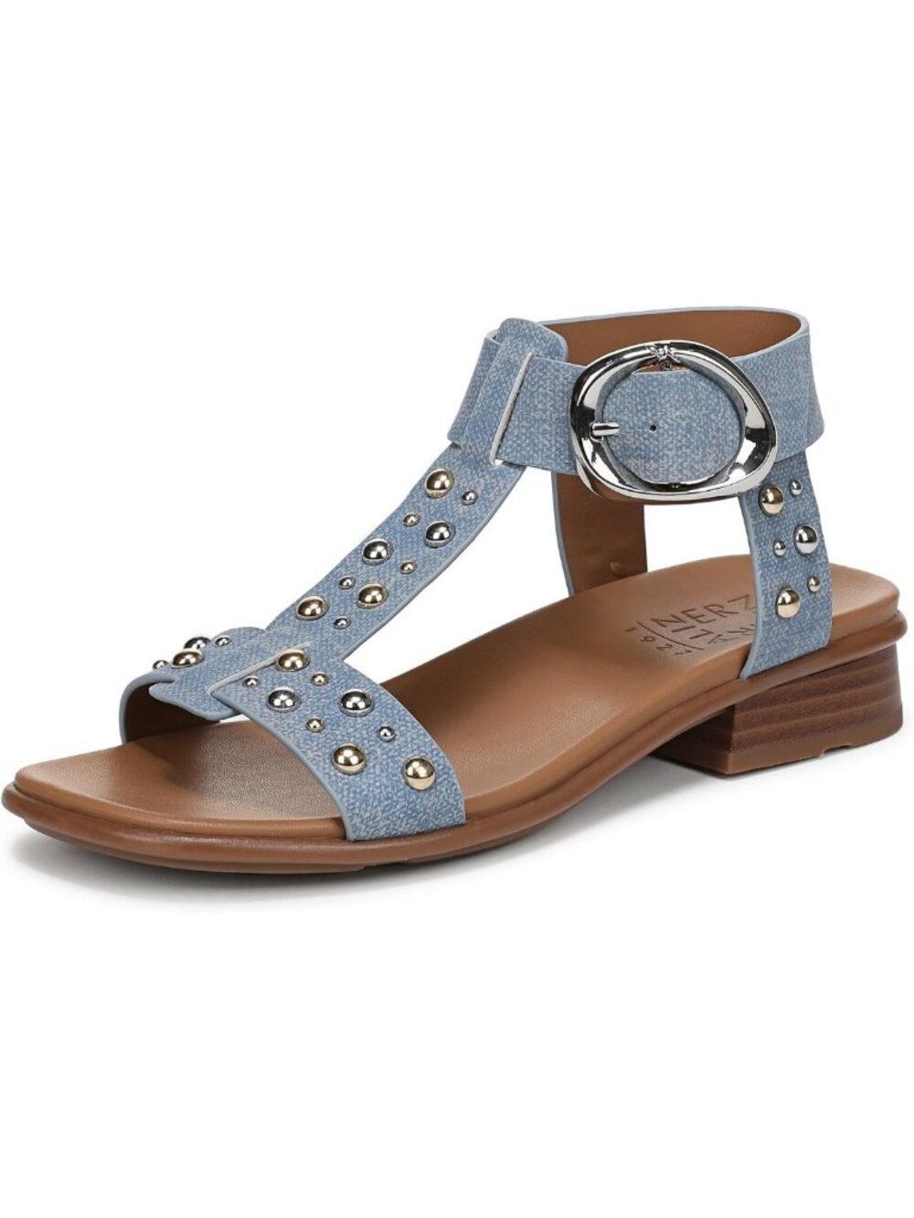 Stylish Women's T-Strap Buckled Sandals - Comfortable, Versatile Footwear